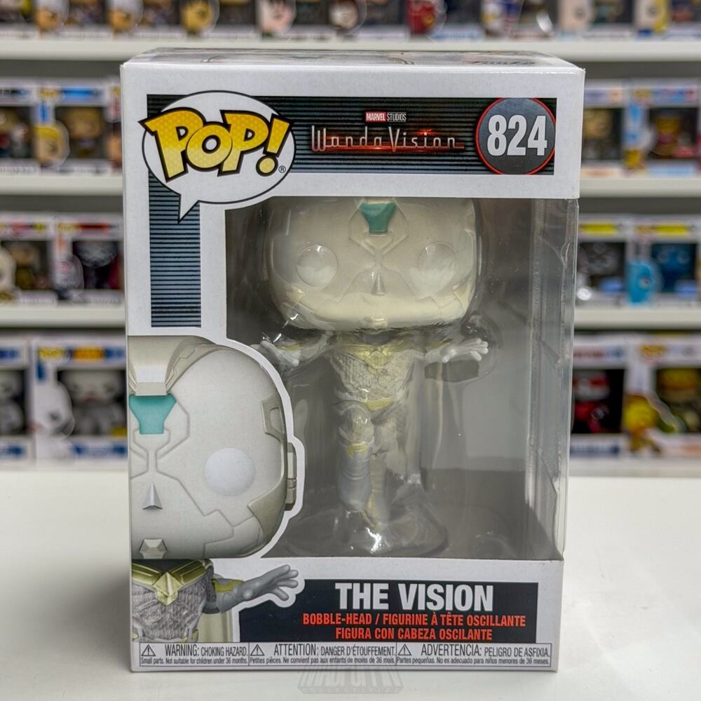 Funko Pop Marvel Wandavision The Vision White 824 Synthezoid Toy Vinyl Figure